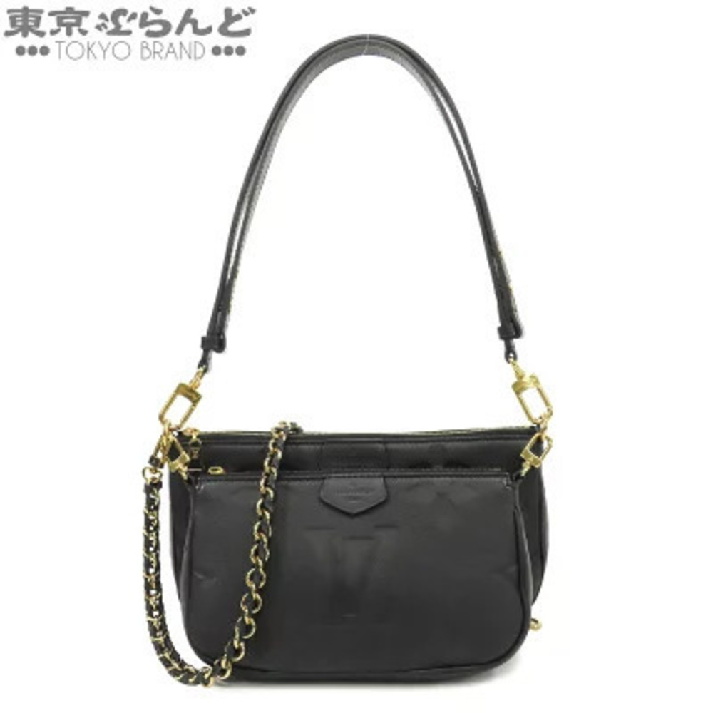 Louis Vuitton Multi Pochette Accessoires Shoulder Bag Monogram Empreinte Black